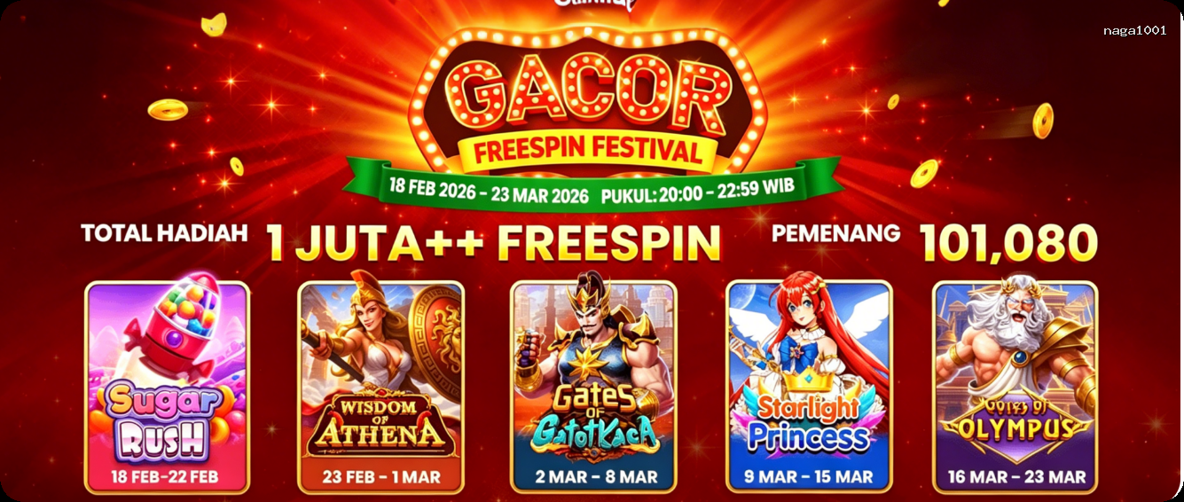 Login naga1001 Sekarang Bonus Melimpah
